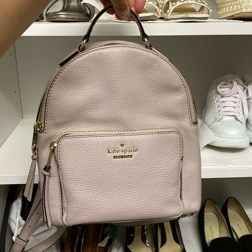 Kate spade faux leather mini backpack